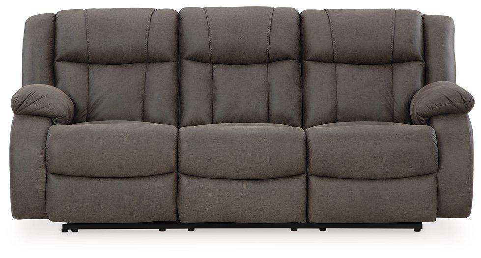 First Base Reclining Sofa - U&U Home Budget Furniture (Carteret, NJ)