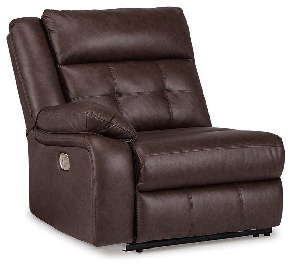 Punch Up Power Reclining Sectional Loveseat with Console - U&U Home Budget Furniture (Carteret, NJ)