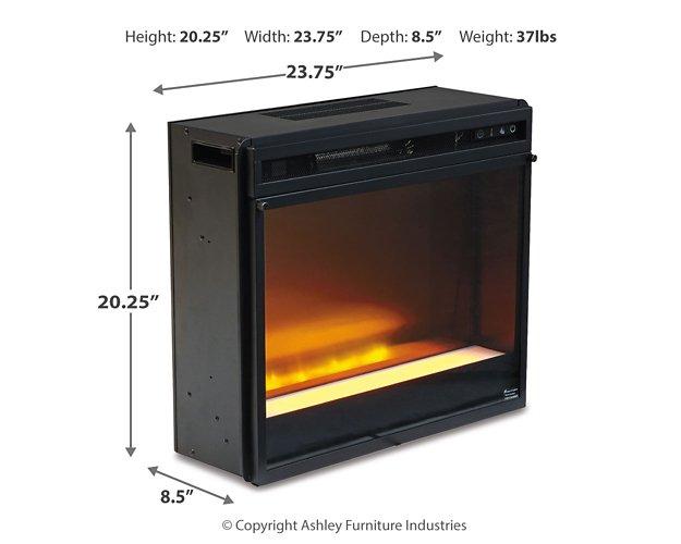 Wildenauer 76" TV Stand with Electric Fireplace - U&U Home Budget Furniture (Carteret, NJ)
