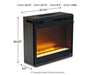 Wildenauer 76" TV Stand with Electric Fireplace - U&U Home Budget Furniture (Carteret, NJ)