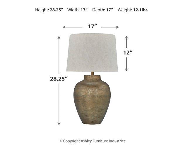 Madney Lamp Set - U&U Home Budget Furniture (Carteret, NJ)