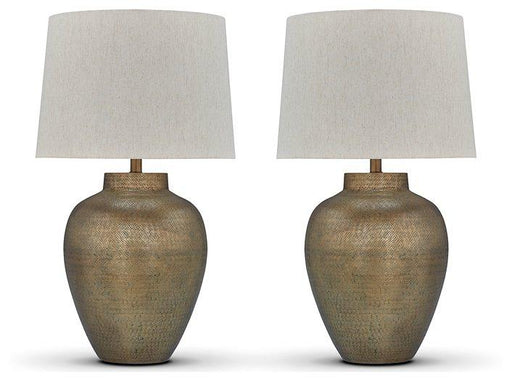 Madney Lamp Set - U&U Home Budget Furniture (Carteret, NJ)
