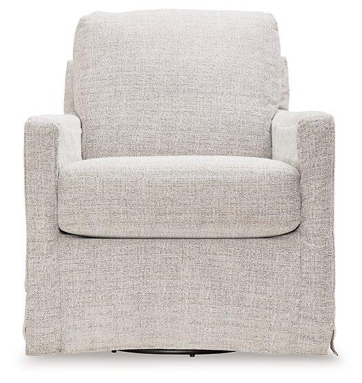 Nenana Next-Gen Nuvella Swivel Glider Accent Chair - U&U Home Budget Furniture (Carteret, NJ)