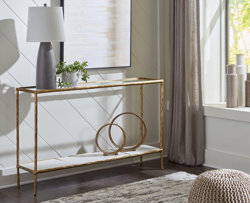 Ryandale Console Sofa Table - U&U Home Budget Furniture (Carteret, NJ)