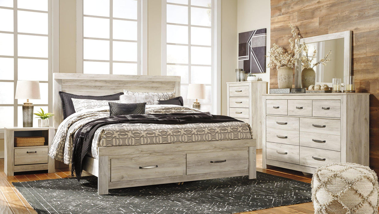 Bellaby Bed with 2 Storage Drawers - U&U Home Budget Furniture (Carteret, NJ)