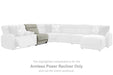 Colleyville Power Reclining Sectional with Chaise - U&U Home Budget Furniture (Carteret, NJ)