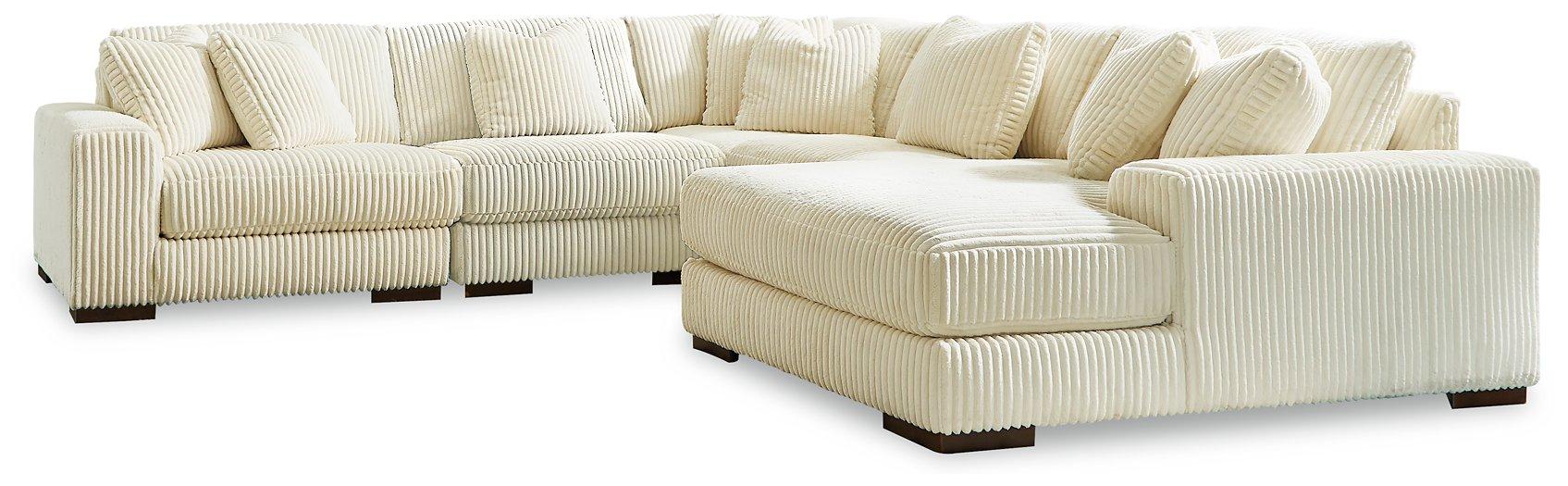 Lindyn Sectional with Chaise - U&U Home Budget Furniture (Carteret, NJ)