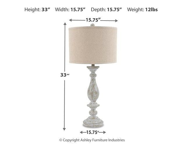 Bernadate Lamp Set - U&U Home Budget Furniture (Carteret, NJ)