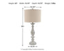 Bernadate Lamp Set - U&U Home Budget Furniture (Carteret, NJ)
