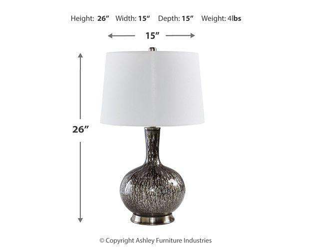 Tenslow Lamp Set - U&U Home Budget Furniture (Carteret, NJ)
