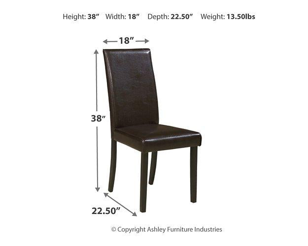 Kimonte Dining Chair Set - U&U Home Budget Furniture (Carteret, NJ)