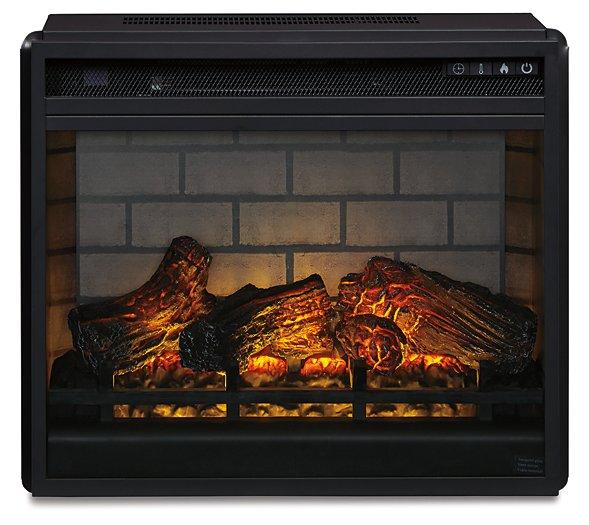 Wildenauer 76" TV Stand with Electric Fireplace - U&U Home Budget Furniture (Carteret, NJ)