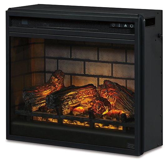 Wildenauer 76" TV Stand with Electric Fireplace - U&U Home Budget Furniture (Carteret, NJ)