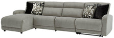 Colleyville Power Reclining Sectional with Chaise - U&U Home Budget Furniture (Carteret, NJ)
