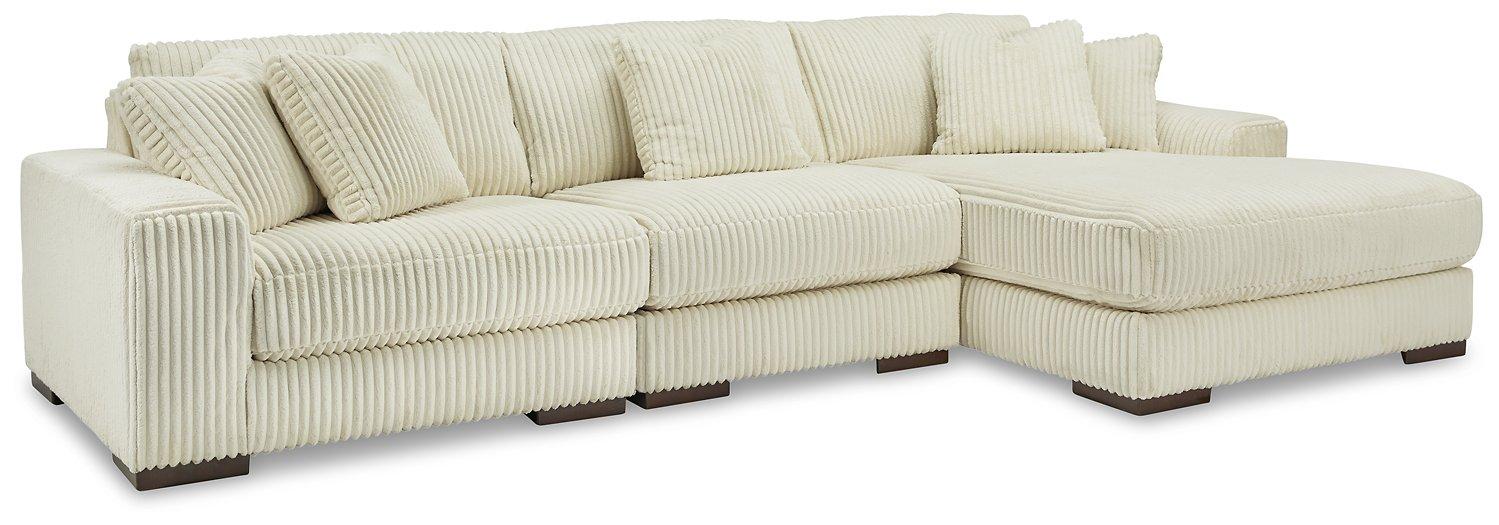 Lindyn Sectional with Chaise - U&U Home Budget Furniture (Carteret, NJ)