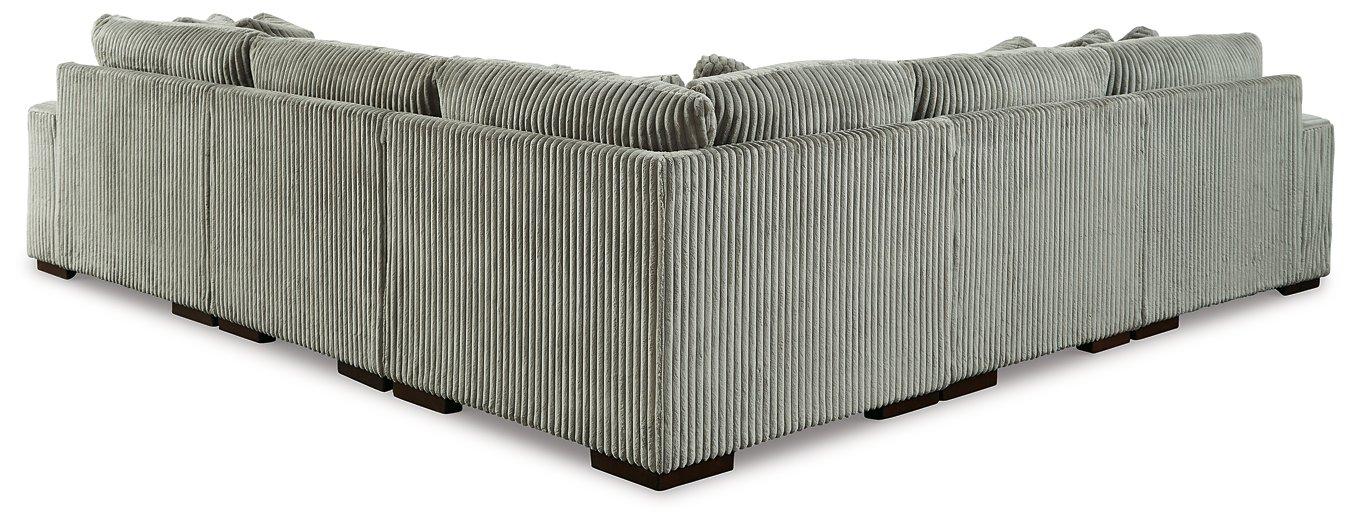 Lindyn Sectional with Chaise - U&U Home Budget Furniture (Carteret, NJ)
