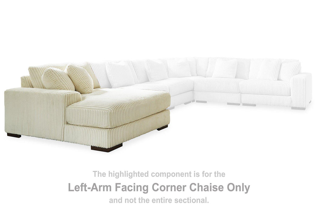 Lindyn Sectional with Double Chaise - U&U Home Budget Furniture (Carteret, NJ)