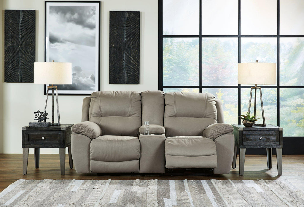 Next-Gen Gaucho Reclining Loveseat with Console - U&U Home Budget Furniture (Carteret, NJ)