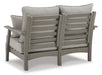 Visola Outdoor Sofa and Loveseat Set - U&U Home Budget Furniture (Carteret, NJ)