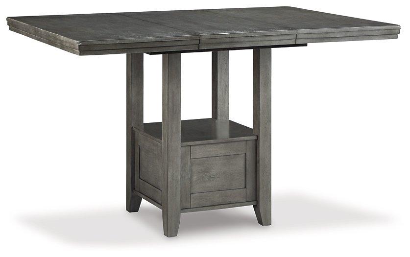 Hallanden Counter Height Dining Room Set - U&U Home Budget Furniture (Carteret, NJ)