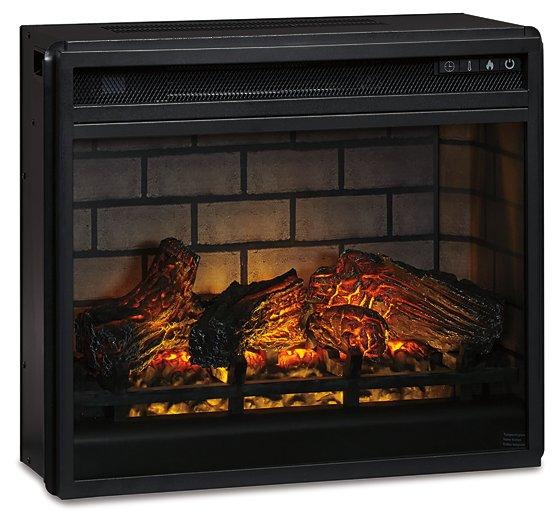 Wildenauer 76" TV Stand with Electric Fireplace - U&U Home Budget Furniture (Carteret, NJ)