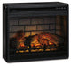 Wildenauer 76" TV Stand with Electric Fireplace - U&U Home Budget Furniture (Carteret, NJ)