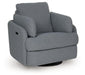 Alainmont Next-Gen Nuvella Swivel Power Recliner - U&U Home Budget Furniture (Carteret, NJ)