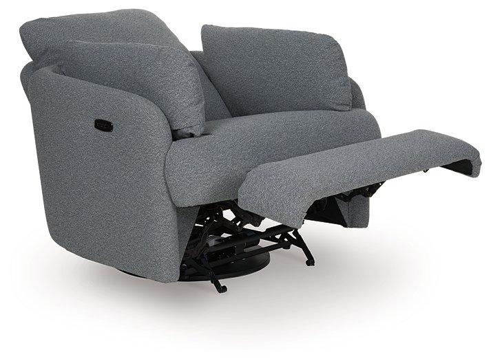 Alainmont Next-Gen Nuvella Swivel Power Recliner - U&U Home Budget Furniture (Carteret, NJ)