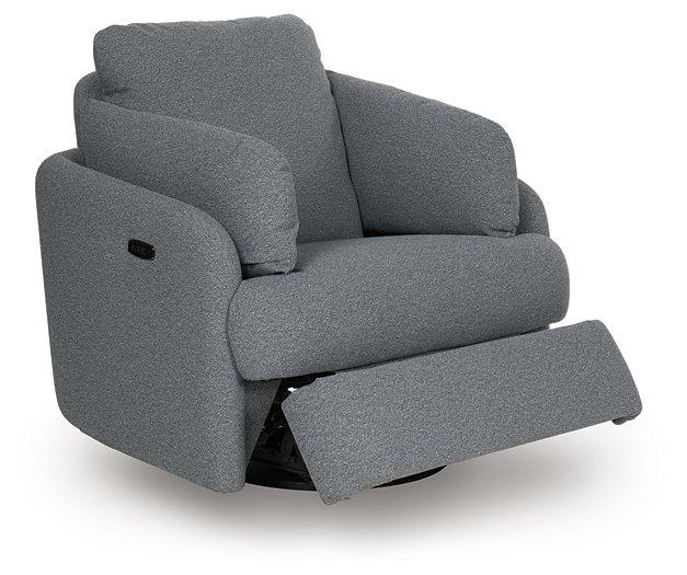 Alainmont Next-Gen Nuvella Swivel Power Recliner - U&U Home Budget Furniture (Carteret, NJ)