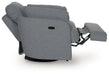 Alainmont Next-Gen Nuvella Swivel Power Recliner - U&U Home Budget Furniture (Carteret, NJ)