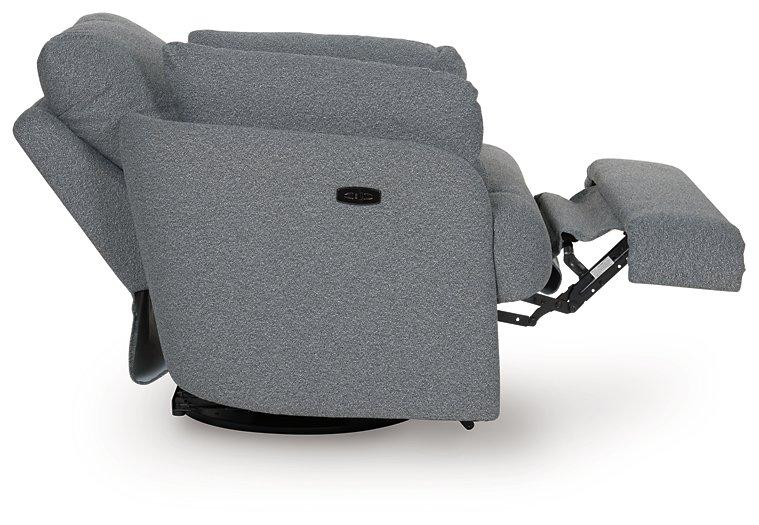 Alainmont Next-Gen Nuvella Swivel Power Recliner - U&U Home Budget Furniture (Carteret, NJ)
