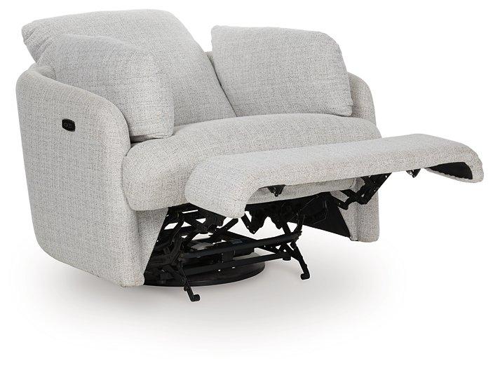 Alainmont Next-Gen Nuvella Swivel Power Recliner - U&U Home Budget Furniture (Carteret, NJ)