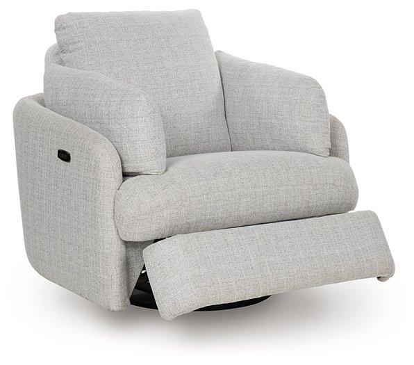 Alainmont Next-Gen Nuvella Swivel Power Recliner - U&U Home Budget Furniture (Carteret, NJ)