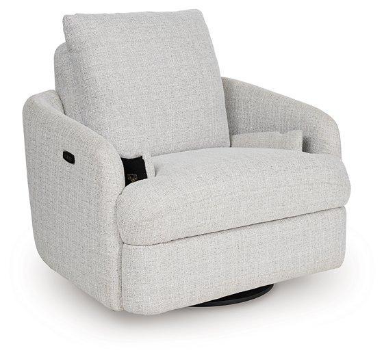 Alainmont Next-Gen Nuvella Swivel Power Recliner - U&U Home Budget Furniture (Carteret, NJ)