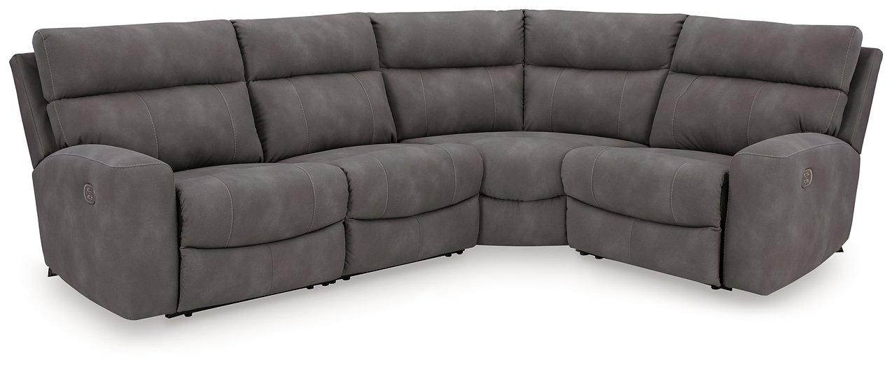 Next-Gen DuraPella Power Reclining Sectional - U&U Home Budget Furniture (Carteret, NJ)