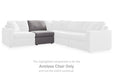 Modmax 5 Piece Sectional with Audio Console - U&U Home Budget Furniture (Carteret, NJ)