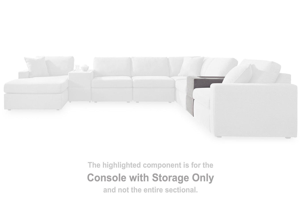 Modmax Balanced Sectional with Audio and Storage Consoles - U&U Home Budget Furniture (Carteret, NJ)