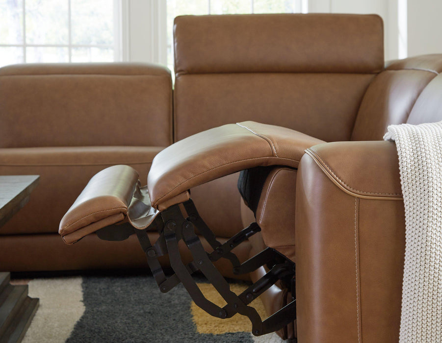 Magic Man Power Reclining Sectional - U&U Home Budget Furniture (Carteret, NJ)