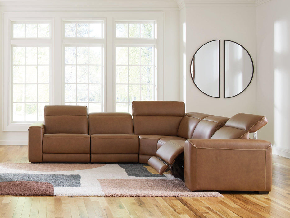 Magic Man Power Reclining Sectional - U&U Home Budget Furniture (Carteret, NJ)
