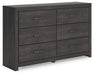 Hollivern Dresser and Mirror - U&U Home Budget Furniture (Carteret, NJ)