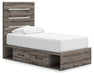 Graystorm Bed with Storage - U&U Home Budget Furniture (Carteret, NJ)