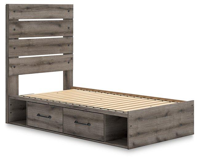 Graystorm Bed with Storage - U&U Home Budget Furniture (Carteret, NJ)