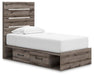 Graystorm Bed with Storage - U&U Home Budget Furniture (Carteret, NJ)