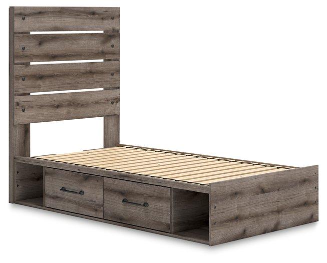 Graystorm Bed with Storage - U&U Home Budget Furniture (Carteret, NJ)