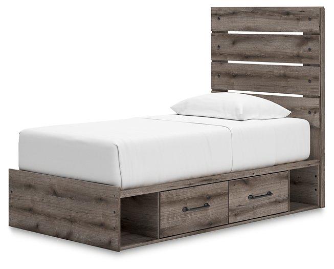 Graystorm Bed with Storage - U&U Home Budget Furniture (Carteret, NJ)