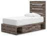 Graystorm Bed with Storage - U&U Home Budget Furniture (Carteret, NJ)