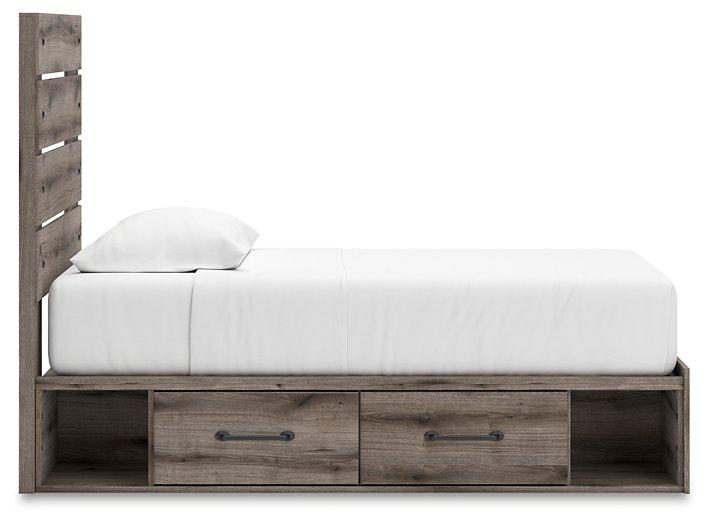 Graystorm Bed with Storage - U&U Home Budget Furniture (Carteret, NJ)