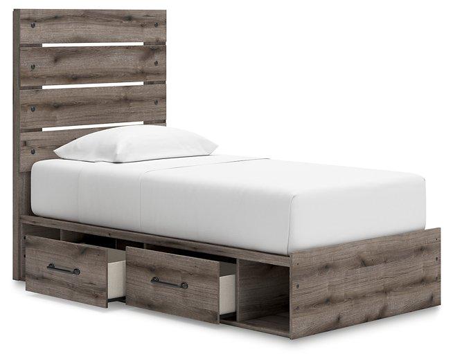 Graystorm Bed with Storage - U&U Home Budget Furniture (Carteret, NJ)