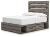 Graystorm Bed with Storage - U&U Home Budget Furniture (Carteret, NJ)