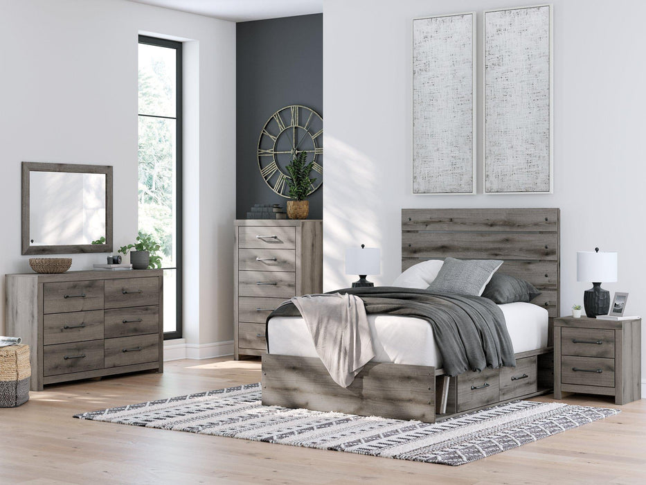 Graystorm Bed with Storage - U&U Home Budget Furniture (Carteret, NJ)